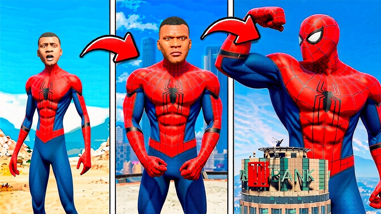 Me CONVIERTO en el SPIDERMAN más FUERTE de GTA 5