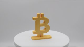 Bitcoin 3D Printed Sign