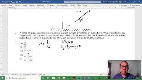 2.1-04 Finding the Friction Force on a Block Dragged Along a Rough Surface