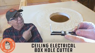 Ceiling Electrical Box Hole Cutter
