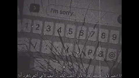 شعر انا آسف لاني احببتك مع اغنية Mp3