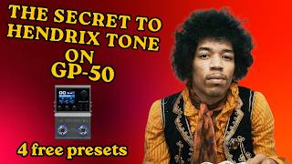 The Secret to Jimi Hendrix Tone on the Valeton GP-50