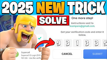 Supercell ID verification code not received & not coming problem solved | Gmail OTP not send in coc.