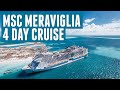 Cruising with MSC, what did I get myself into? Meraviglia's Food Review & Private Caribbean Island