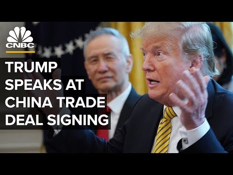 President Trump speaks at the China phase one trade deal signing – 1/15/2020 President Trump speaks at the China phase one trade deal signing – 1/15/2020