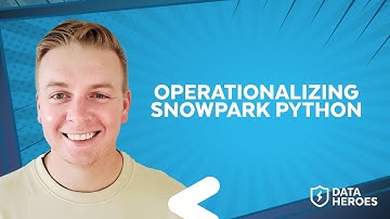 Operationalizing Snowpark Python | Summit 2023