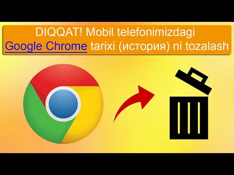 Mobil telefonimizdagi Google Chrome tarixini tozalash