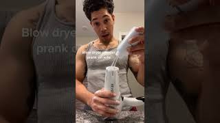 Blow Dryer Powder Prank