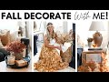 FALL DECORATING IDEAS || DECORATING FOR AUTUMN || FALL DECORATE WITH ME || AUTUMN STYLING TIPS