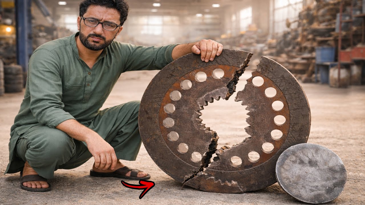 Completely Broken Drive Flange Repair | Axle Hub Plate Restoration | Before & After Transformation