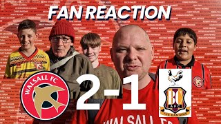 Fan Reaction after Walsall 2-1 Bradford