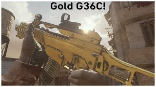Gold G36C On MWR! - (Modern Warfare Remastered)