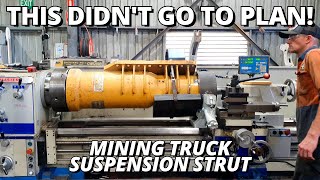This Job DIDN’T Go As Planned! | CAT 777 Suspension Strut Repair
