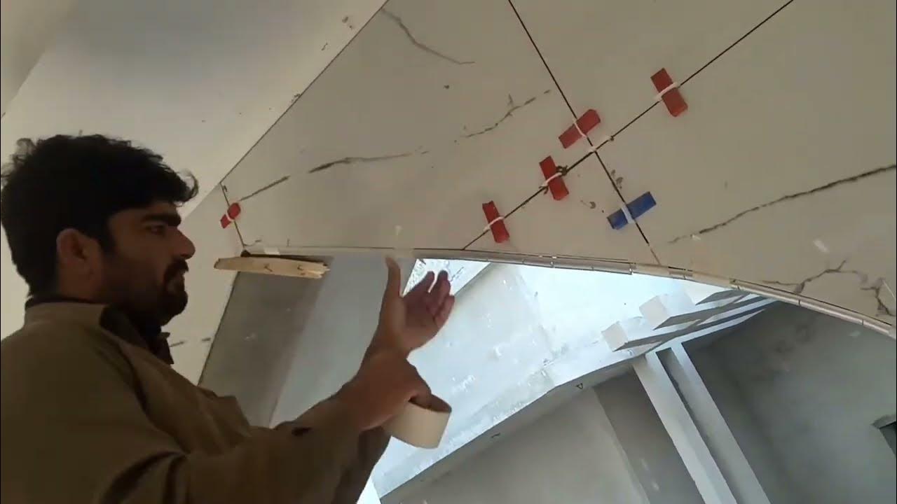 how to install tile trim edge. on wall window in roundnessbend tile