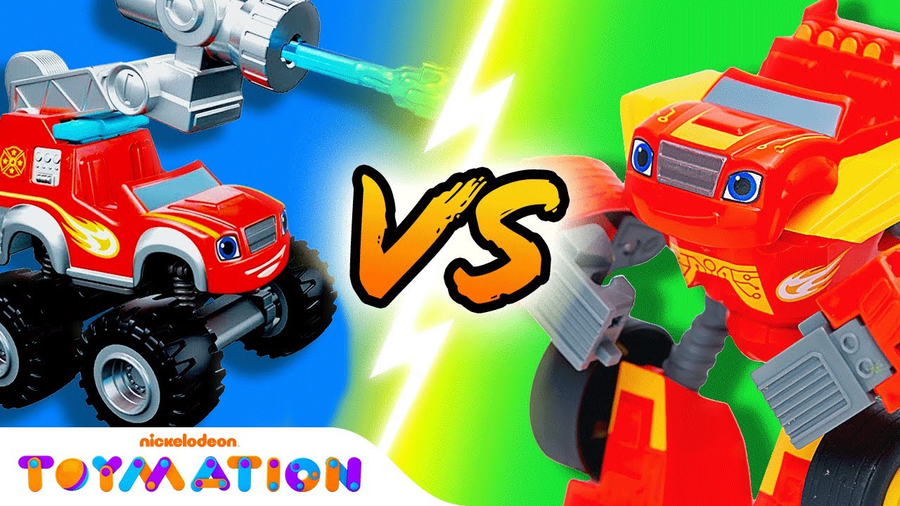 Robot Blaze vs. Firefighter Blaze! #2 | Blaze and the Monster Machines ...