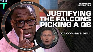 MASSIVE MISTAKE!?  Dan Orlovsky defends Falcons drafting QB Michael Penix Jr. | First Take