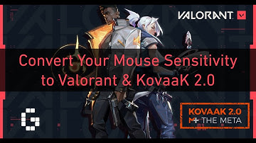 How to Convert Your Mouse Sensitivity to Valorant & KovaaK 2.0