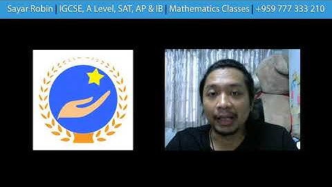 IGCSE Additional Mathematics (0606/01/SP/20/No.7)