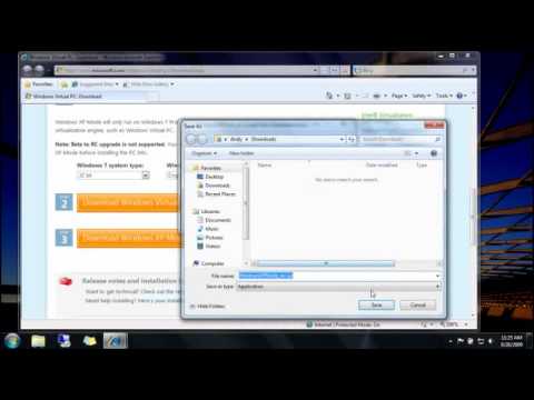 Using Windows XP Mode in Windows 7