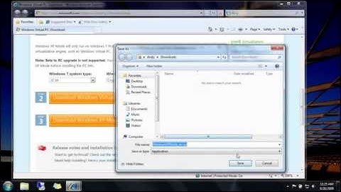 Using Windows XP Mode in Windows 7