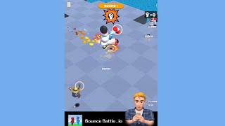 BOUNCE BATTLE .IO mobile game play for fun #toica #mobilegame