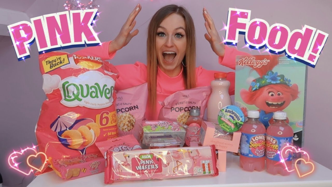 I only ate PINK food for 24 HOURS challenge!! *so extra lol♡*