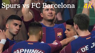 FC 24 Gameplay [PS5 4K] Spurs vs FC BarcelonaExhibition Match [EA SPORTS]