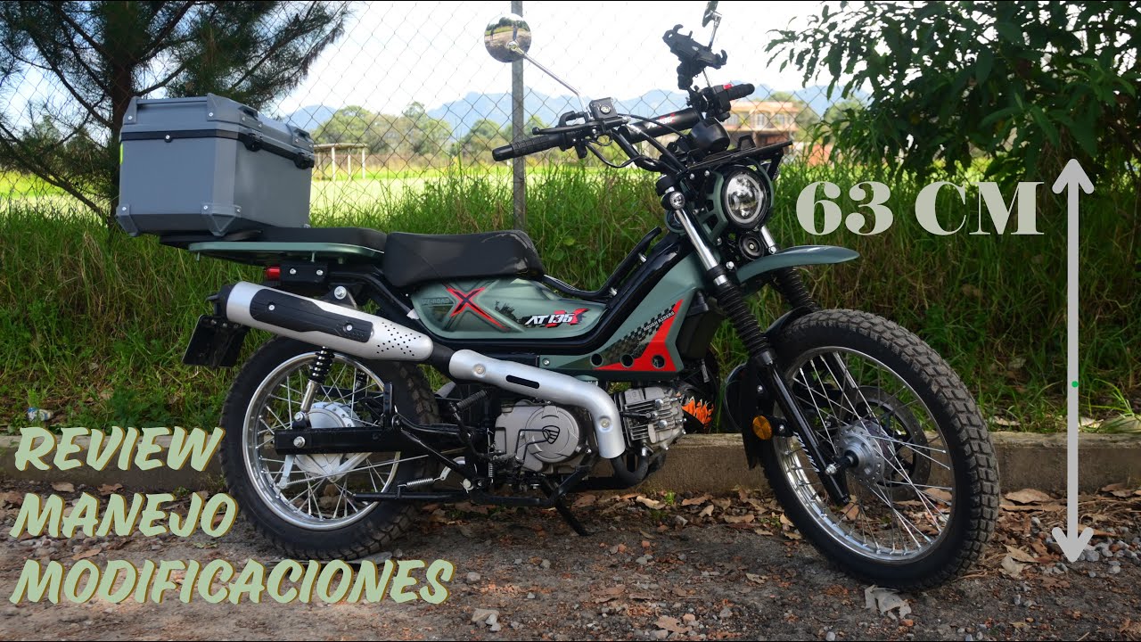 Review Italika AT135X modificada para personas bajitas Cap 1 - YouTube