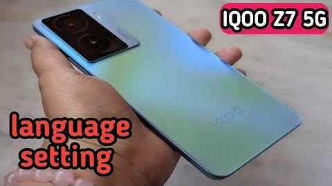 Language Change In Iqoo Z7 5g, Iqoo Z7 5g, Mein Language Change Kaise Karen, Language Setting