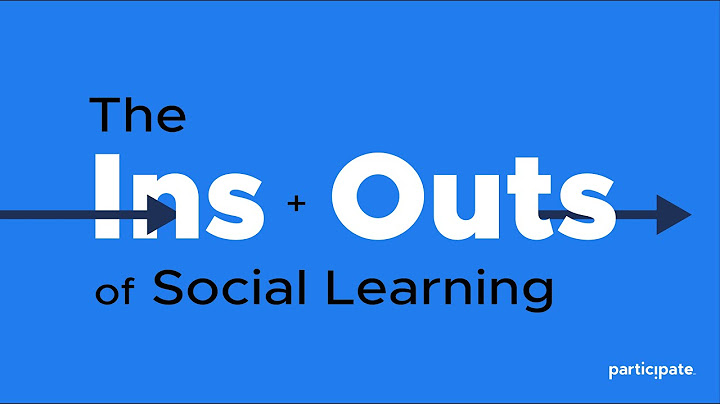 De ins en outs van sociaal leren: aflevering 1
