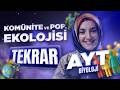 10) Komünite ve Popülasyon Ekolojisi FULL TEKRAR | AYT Biyoloji YKS 2026
