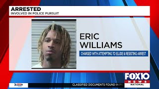 Mobile man arrested after leading police on foot chase