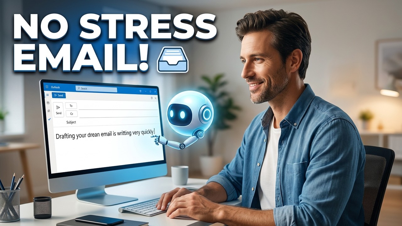 3 SIMPLE MS Outlook HACKS to REDUCE Email STRESS!