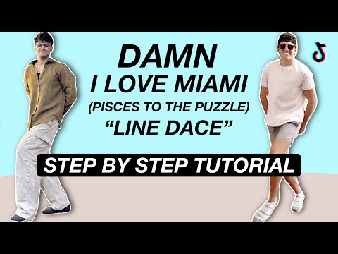 Damn I Love Miami line Dance *STEP BY STEP TUTORIAL* (Beginner Friendly)