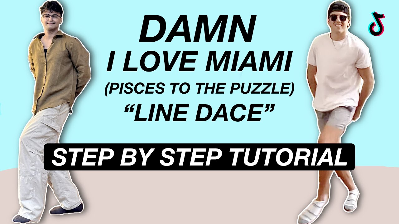 Damn I Love Miami line Dance *STEP BY STEP TUTORIAL* (Beginner Friendly)