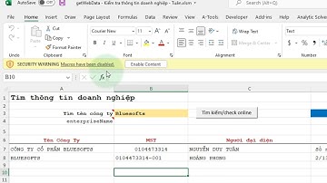 Hướng dẫn chạy được file Excel có VBA - macro