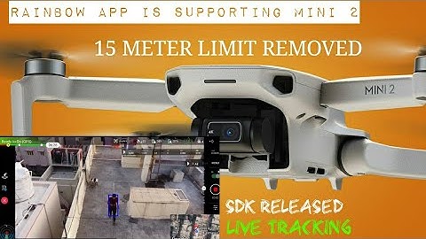 DJI #MINI2 #RAINBOW APP | Active track | OBJECT TRACKING | No more 15 meters limit | free #15mhack