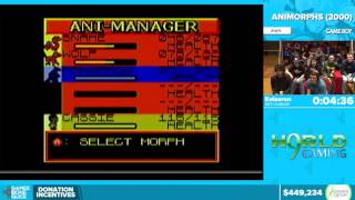 Animorphs by Keizaron in 44:43 - Awesome Games Done Quick 2016 - Part 101 screenshot 2
