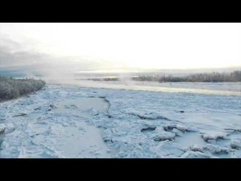 Tanana River, Salcha Alaska -25 degrees