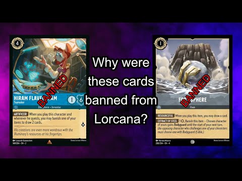 This is MASSIVE - Hiram and Fortisphere banned from Lorcana