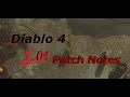 Diablo IV 1.04 Patch Notes