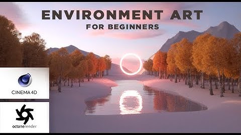 Environment Design in Cinema 4d with Octane render