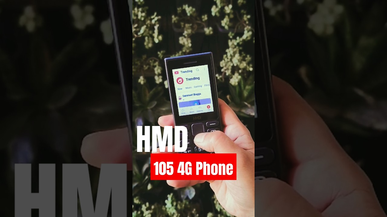 HMD 105 4G Phone | Watch YouTube in Feature Phone 