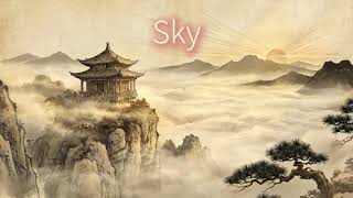 Echoes Above the Clouds: Ancient Pagoda in Misty Mountains | Relaxing Oriental Music & Ink Wash Art