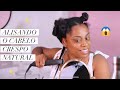 ALISEI O CABELO CRESPO DEPOIS DE ANOS NATURAL - escova e chapinha