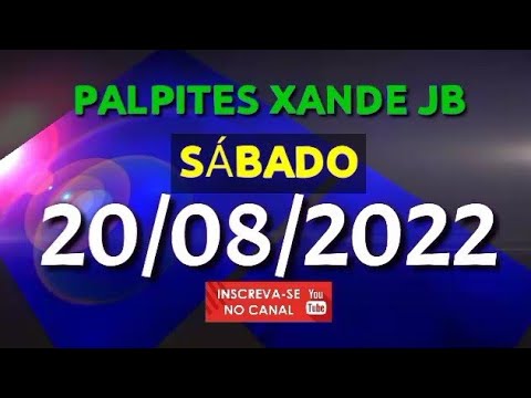 Palpite dia 20/08/2022 – JOGO DO BICHO TODAS AS LOTERIAS