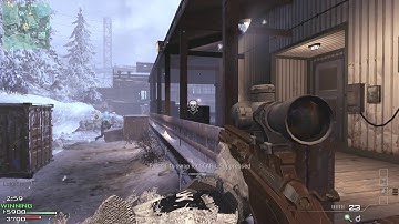 Call of Duty MW3 Golden MSR Gameplay