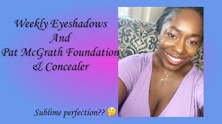 SHOP MY STASH | WEEKLY EYESHADOW (and foundation) REVIEW | Pat McGrath foundation & concealer