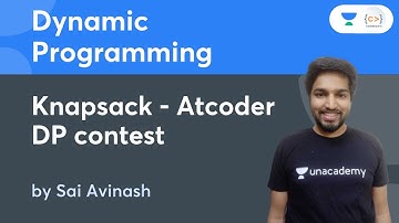 Knapsack II | Atcoder DP Contest | L 5 | Dynamic Programming | Sai Avinash