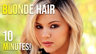 Grow Beautiful Blonde Hair In 10 Minutes - Subliminal Affirmations Booster - Real Results Daily